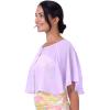 imageBlackButterfly Soft Wedding Wrap Evening Sheer Chiffon Cover Up Cape ShawlLilac