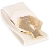 image:imageBlackButterfly Wide Elastic Cinch Stretch Waistband Retro Gold Bow Buckle Waist BeltBeige