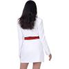 image:imageBlackButterfly Wide Elastic Cinch Stretch Waistband Retro Gold Heart Buckle Waist BeltRed