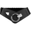 image:imageBlackButterfly Wide Elastic Waist Belt Fashion Vintage Dress Cosplay Waspie BeltBlack