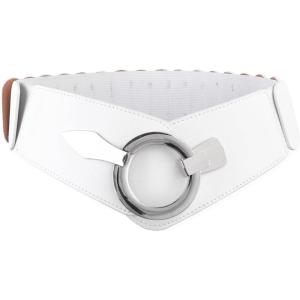 image:imageBlackButterfly Wide Elastic Waist Belt Fashion Vintage Dress Cosplay Waspie BeltWhite