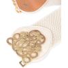 image:imageBlackButterfly Wide Elastic Cinch Stretch Waistband Retro Gold Medusa Buckle Waist BeltBeige