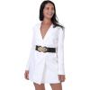 image:imageBlackButterfly Wide Elastic Cinch Stretch Waistband Retro Gold Medusa Buckle Waist BeltBlack