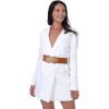 image:imageBlackButterfly Wide Elastic Cinch Stretch Waistband Retro Gold Medusa Buckle Waist BeltLight Brown