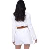 image:imageBlackButterfly Wide Elastic Cinch Stretch Waistband Retro Gold Medusa Buckle Waist BeltLight Brown
